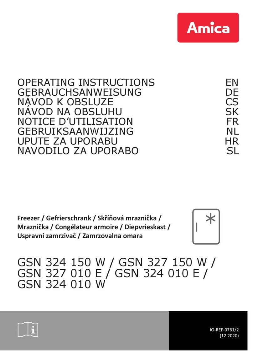 Amica GSN 327 010 E operating instructions