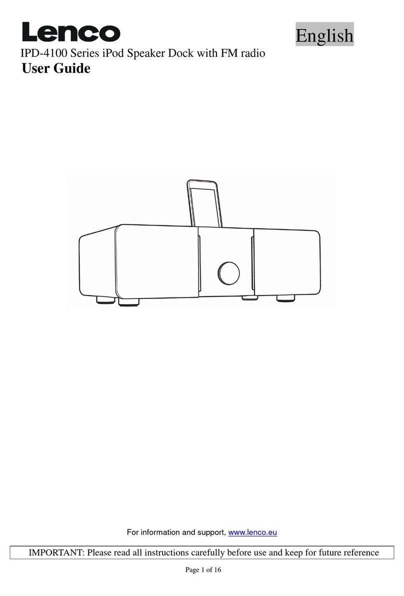 LENCO IPD-4100 Series user guide