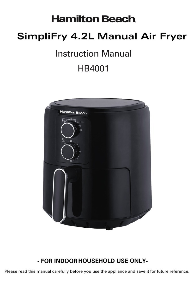Hamilton Beach SimpliFry HB4001 instruction manual