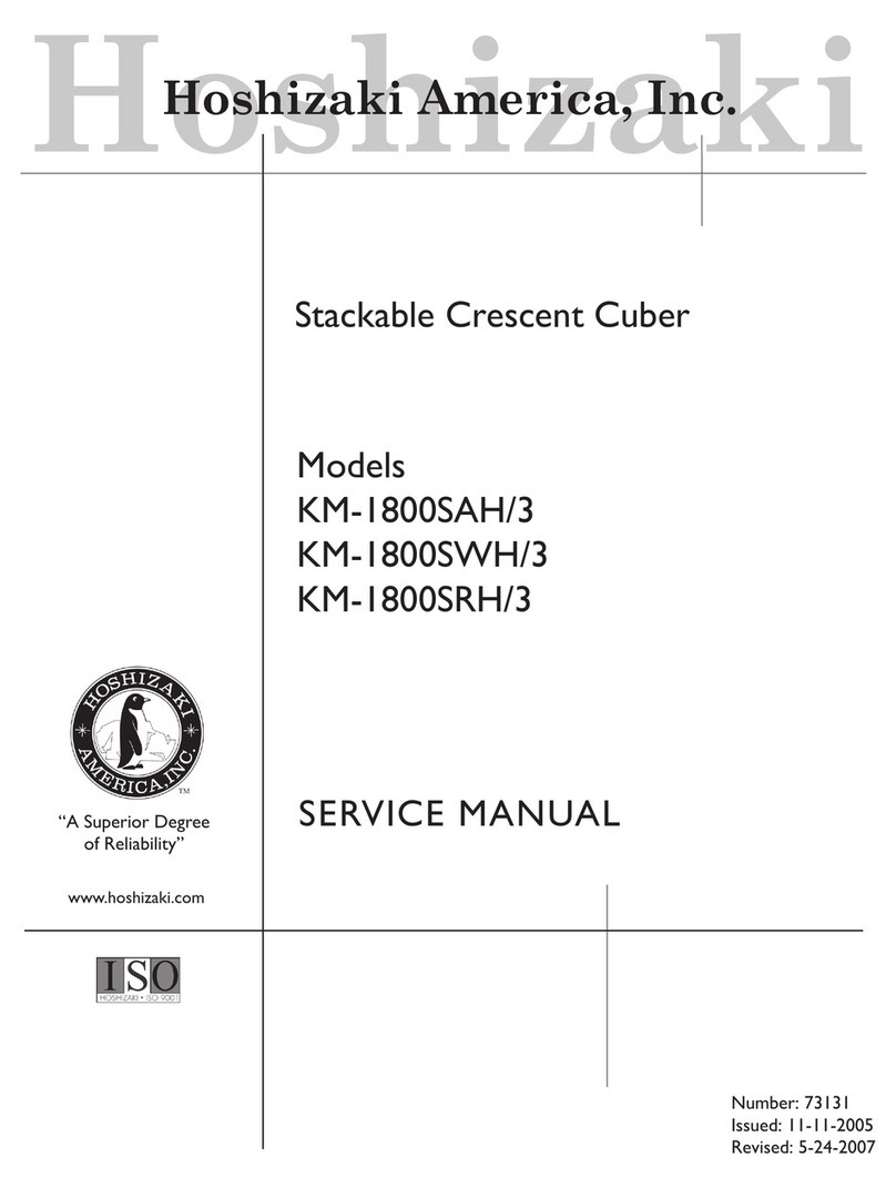 Hoshizaki KM-1800SWH3 Service manual