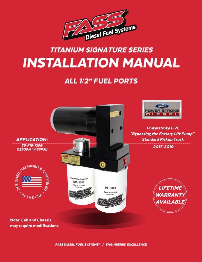 Fass TITANIUM SIGNATURE TS-F18-125G User manual