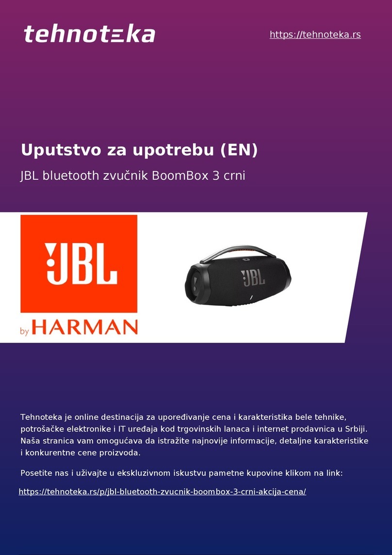 Harman JBL BoomBox 3 crni User manual