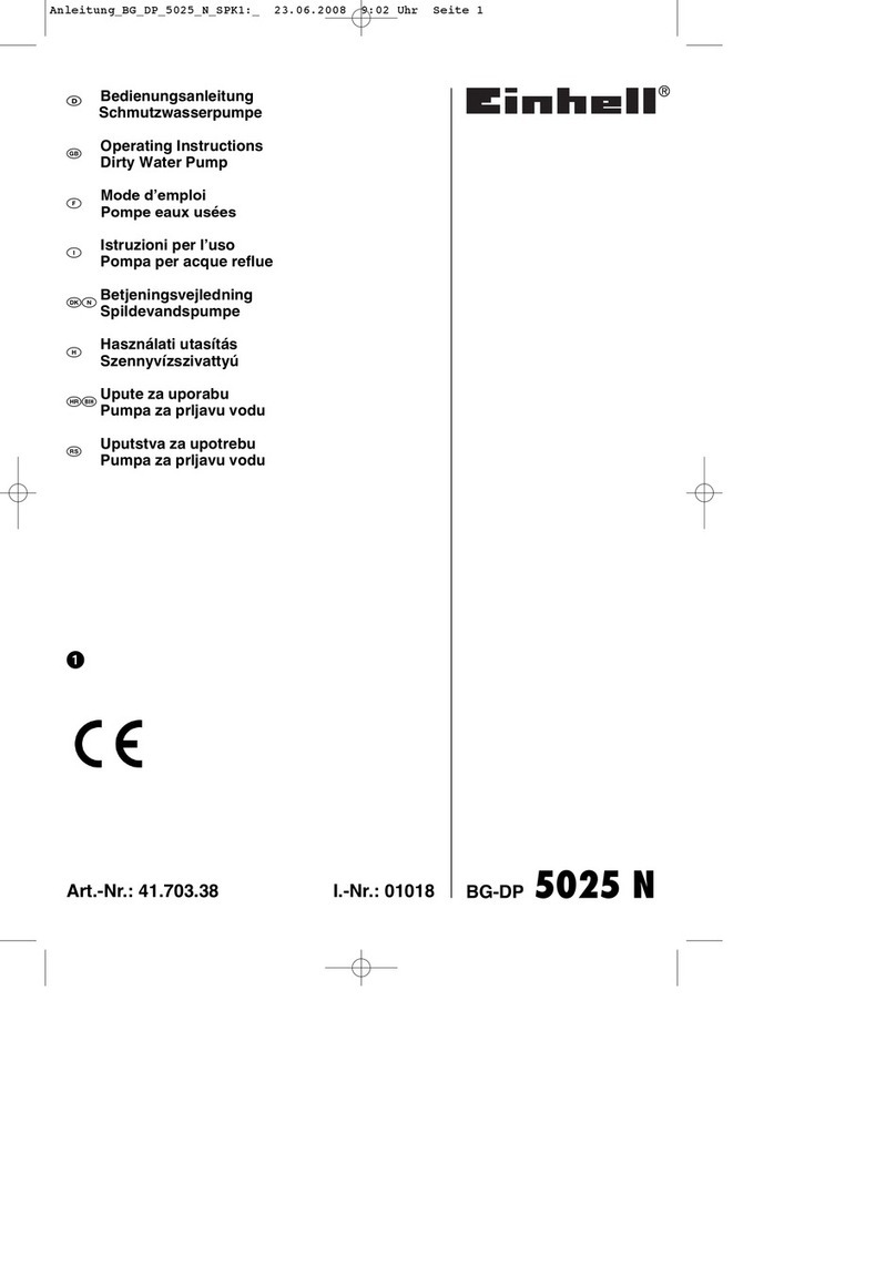 EINHELL BG-DP 5025 N User manual