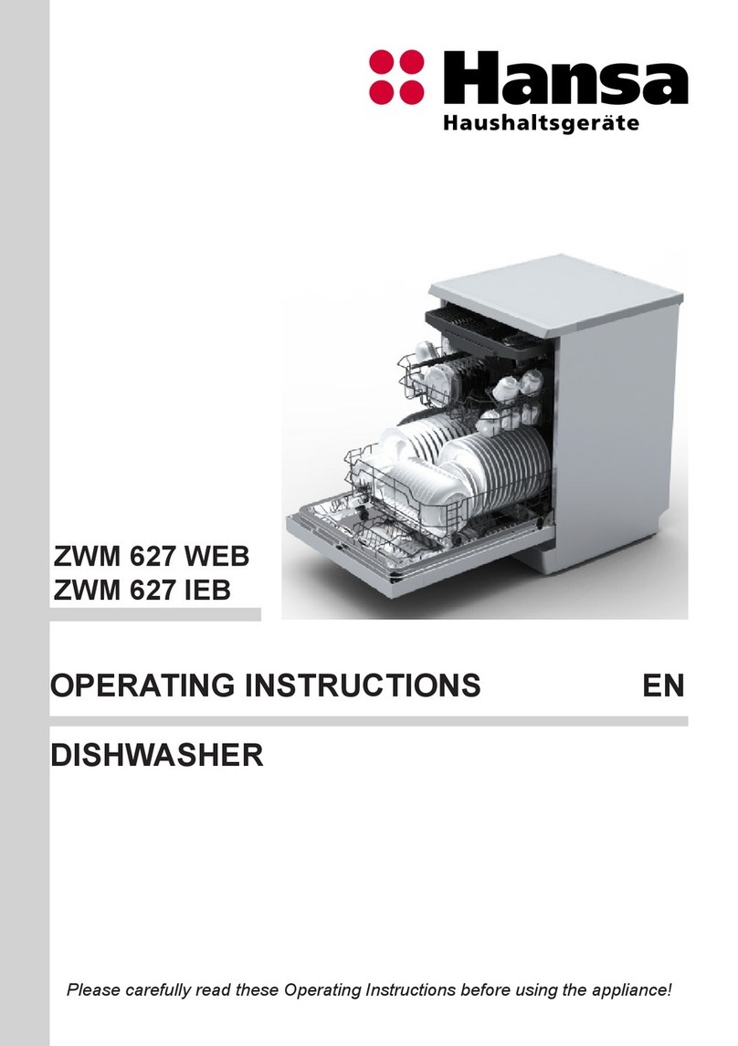 Hansa ZWM 627 WEB operating instructions