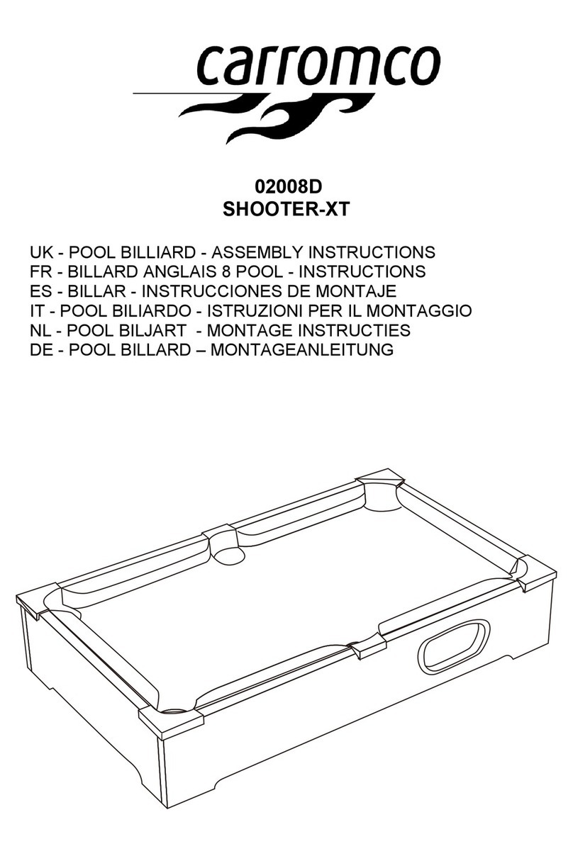 Carromco SHOOTER-XT 02008D Assembly instructions Carromco SHOOTER-XT 02008D Assembly instructions