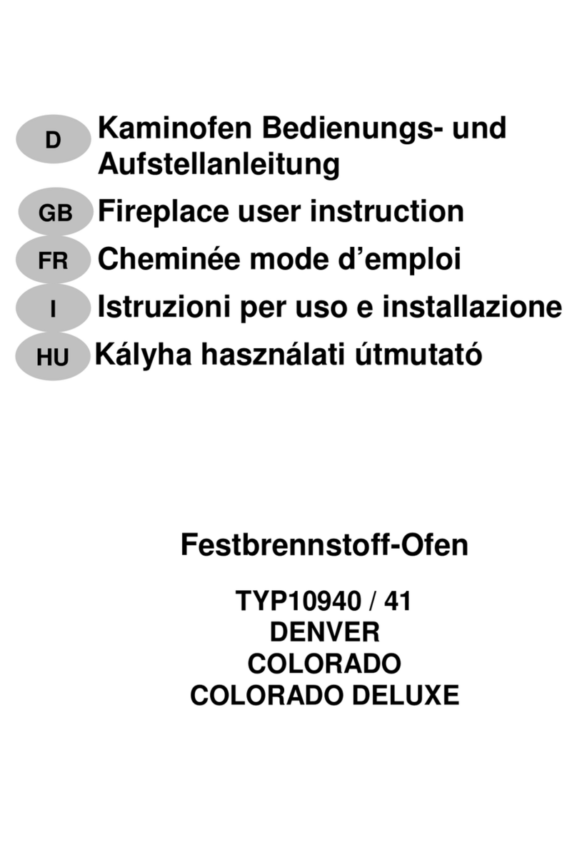 Wamsler COLORADO DELUXE Installation instructions Wamsler COLORADO DELUXE Installation instructions