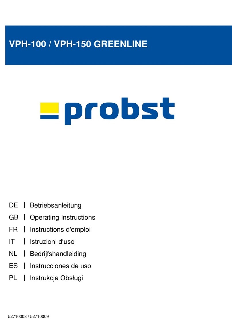 probst VPH-100 operating instructions