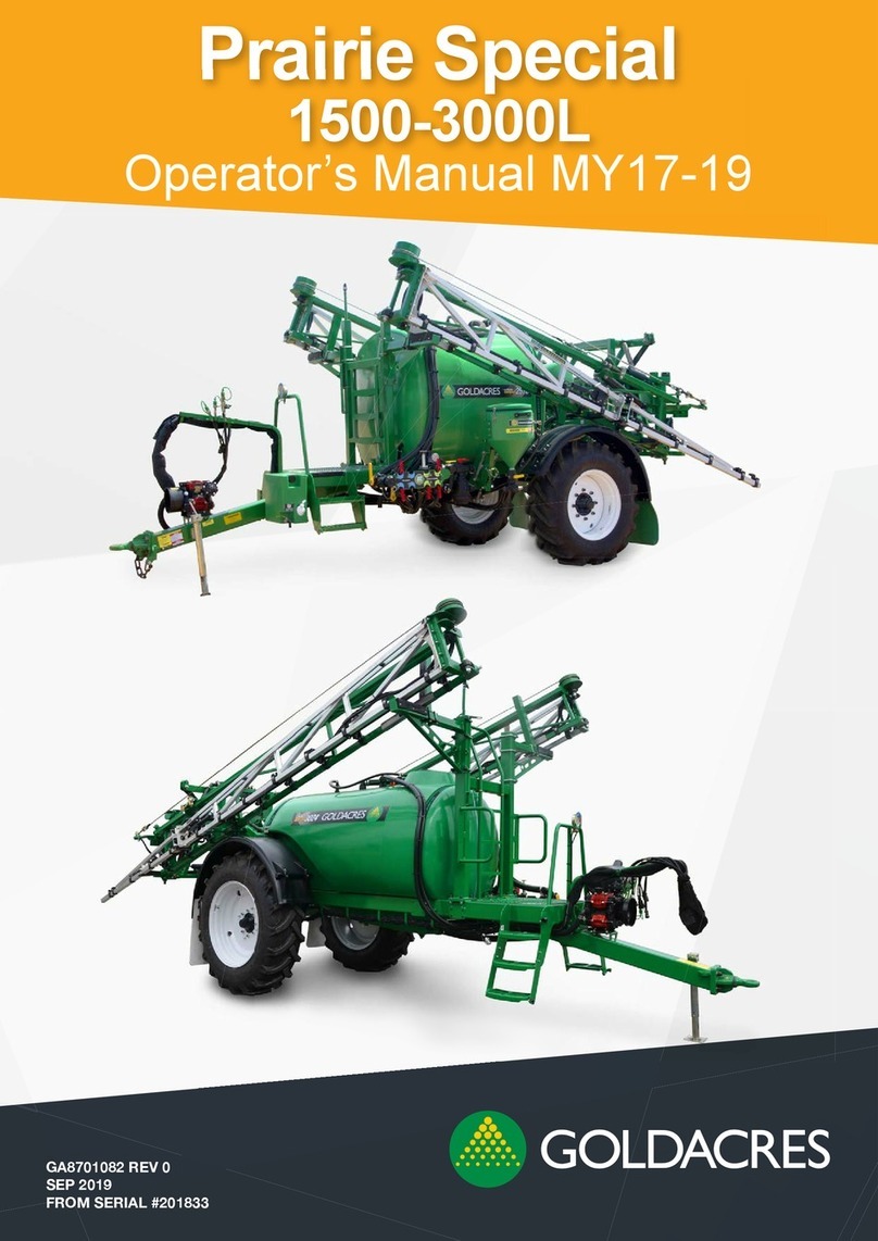 Goldacres MY17-19 Operator's manual