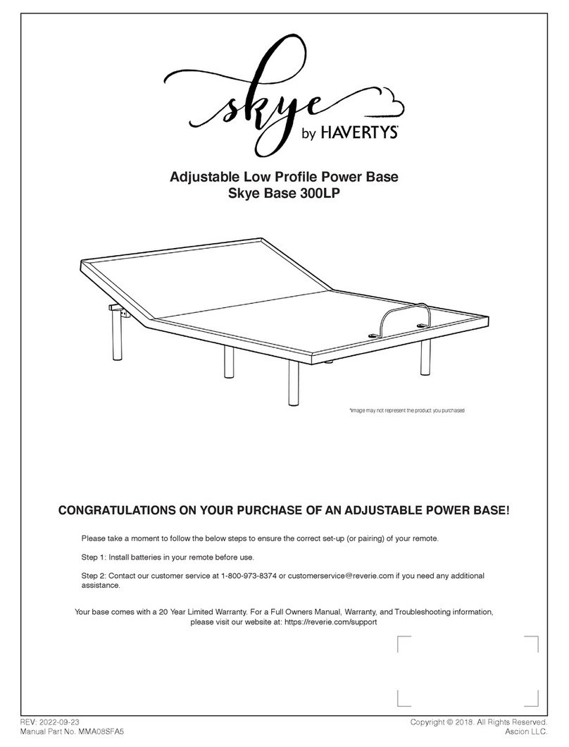 HAVERTYS Skye Base 300LP User manual