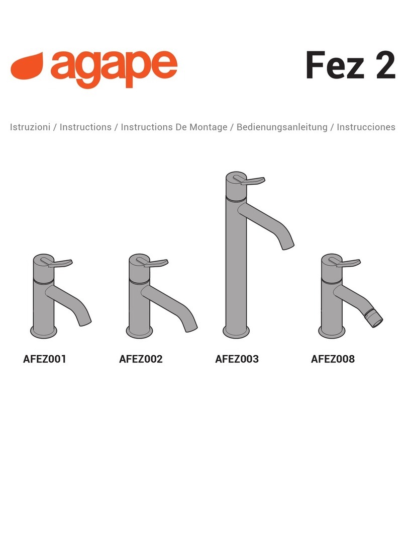 Fantini Rubinetti AFEZ002 quick start guide
