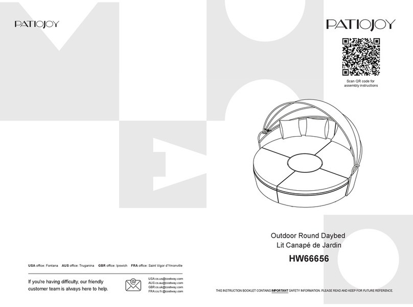 PATIOJOY HW66656 quick start guide
