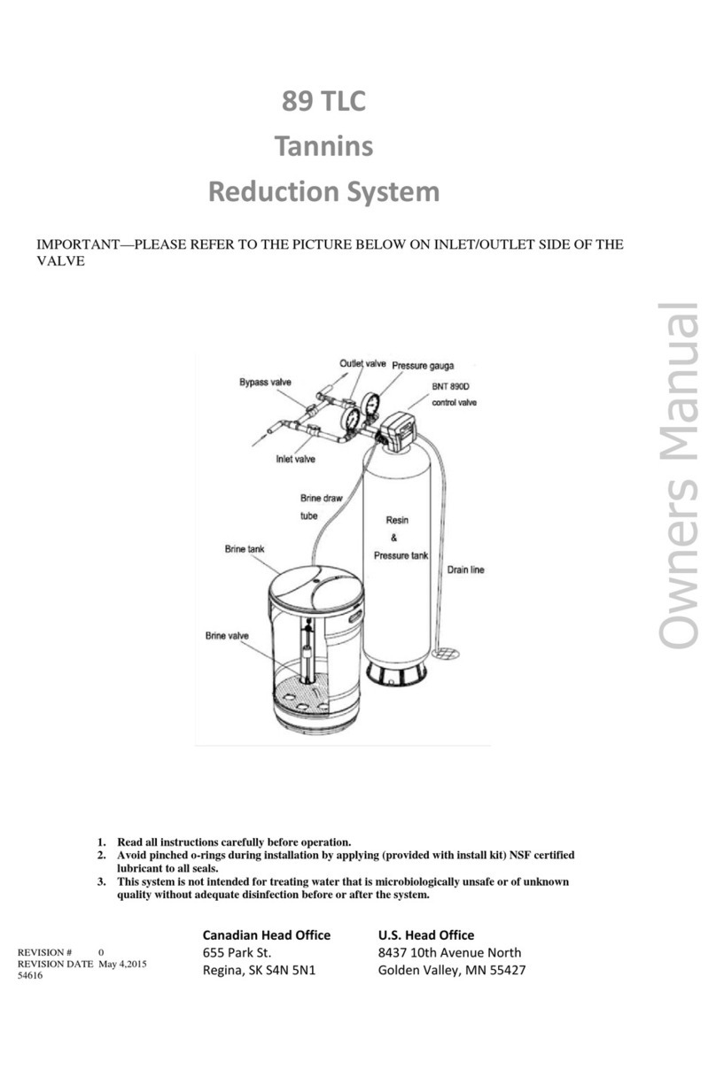 Canature WaterGroup Tannins 89 TLC User manual