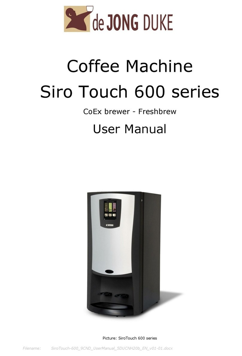 de Jong Duke Siro Touch 600 Series user manual