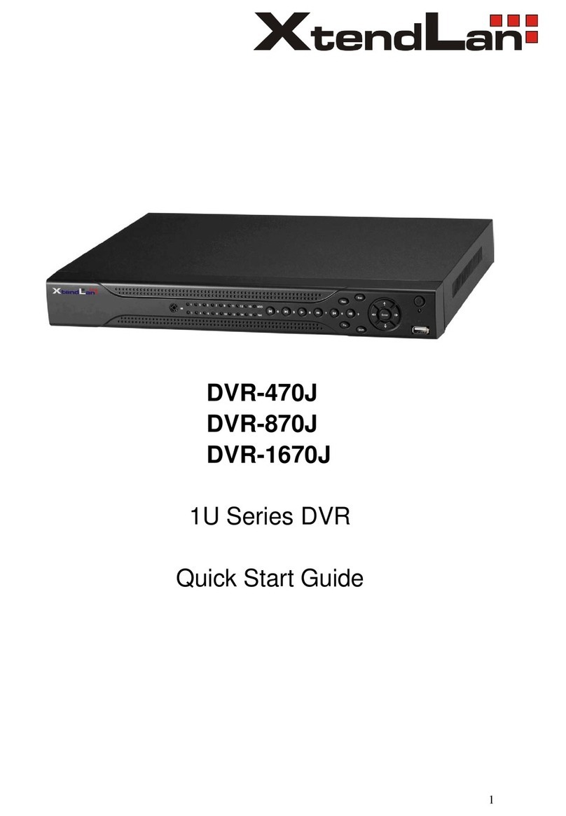 XtendLan DVR-470J User manual