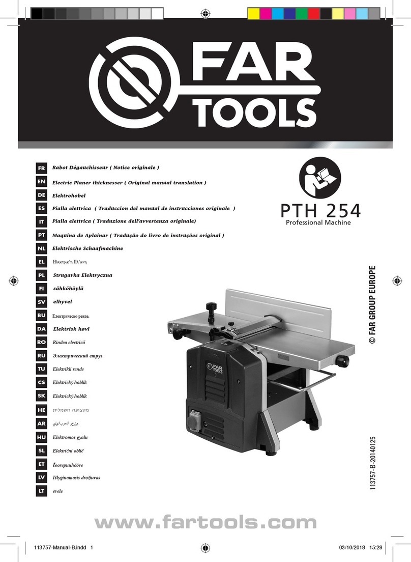 Far Tools PTH 254 Use and care manual
