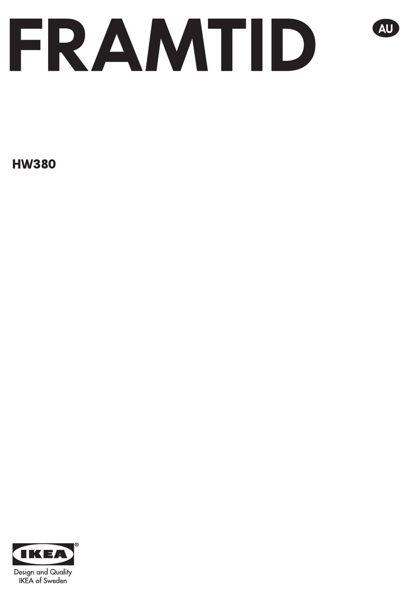 IKEA FRAMTID HW380 manual