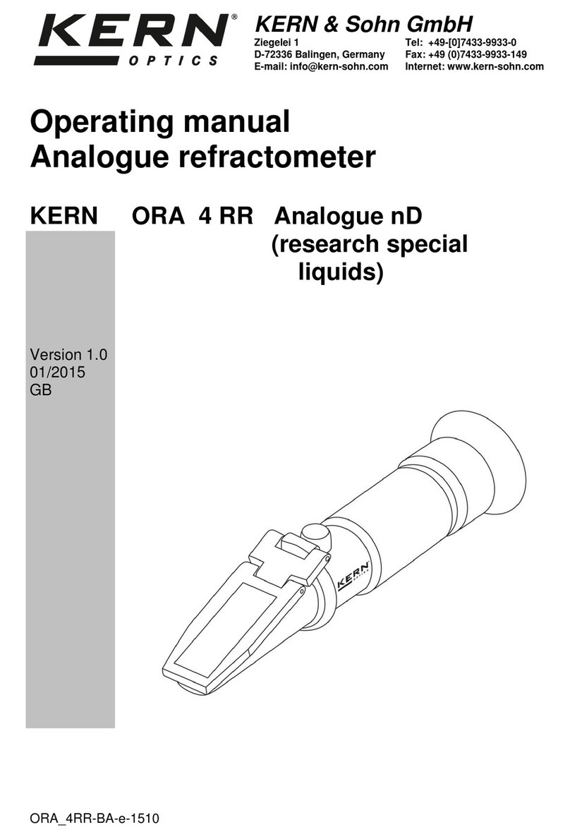 KERN ORA 4 RR operating manual