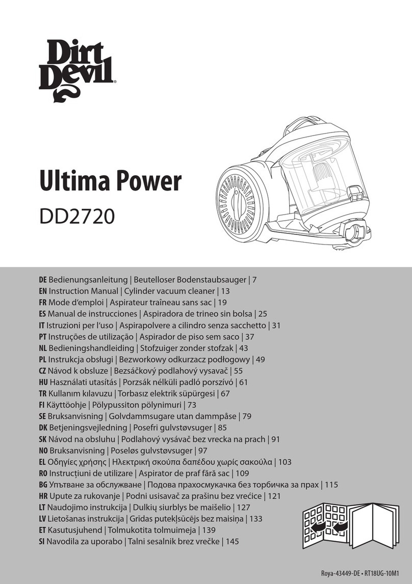 Dirt Devil Ultima Power DD2720 User manual