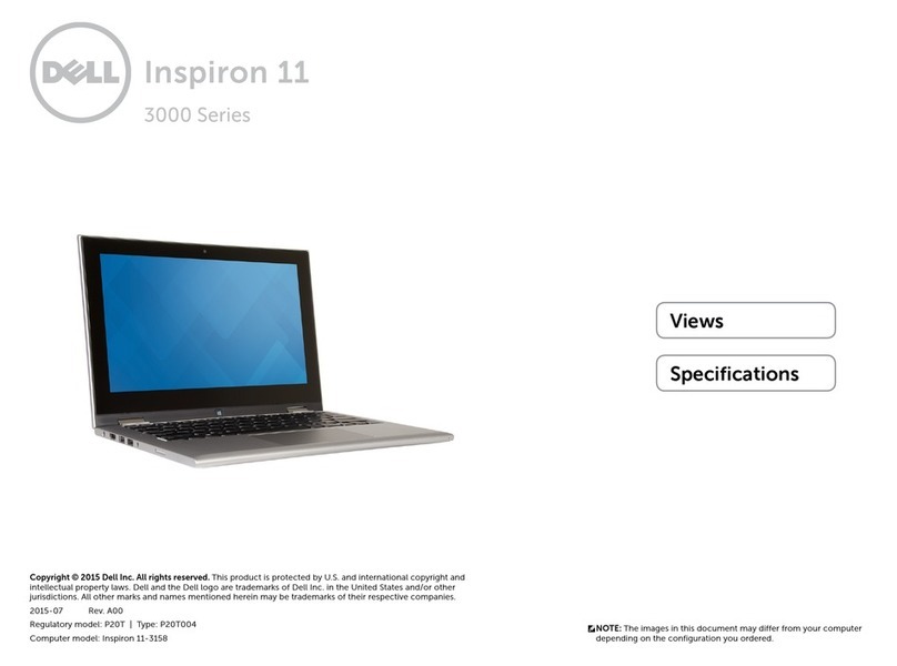 Dell Inspiron 11-3158 manual