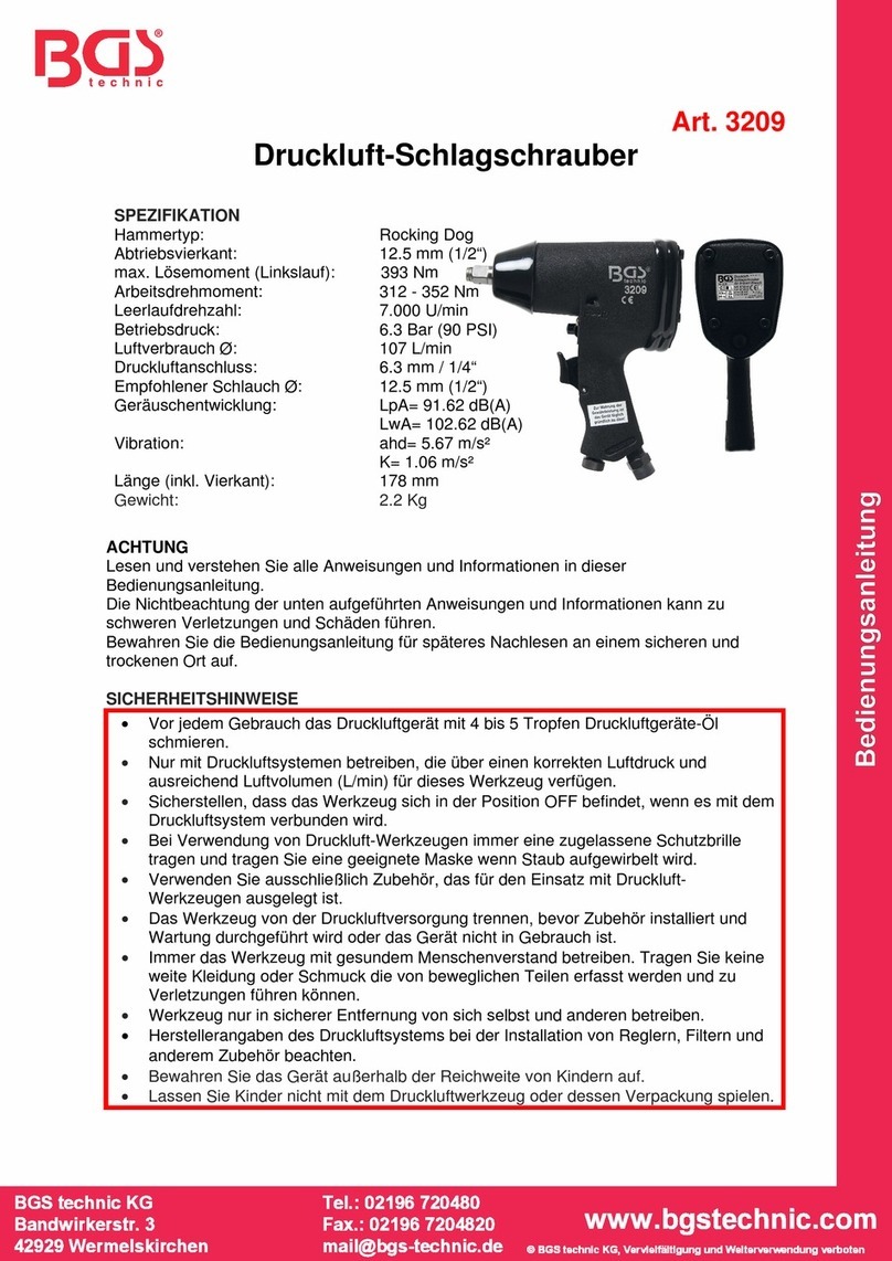 BGS technic 3209 quick start guide