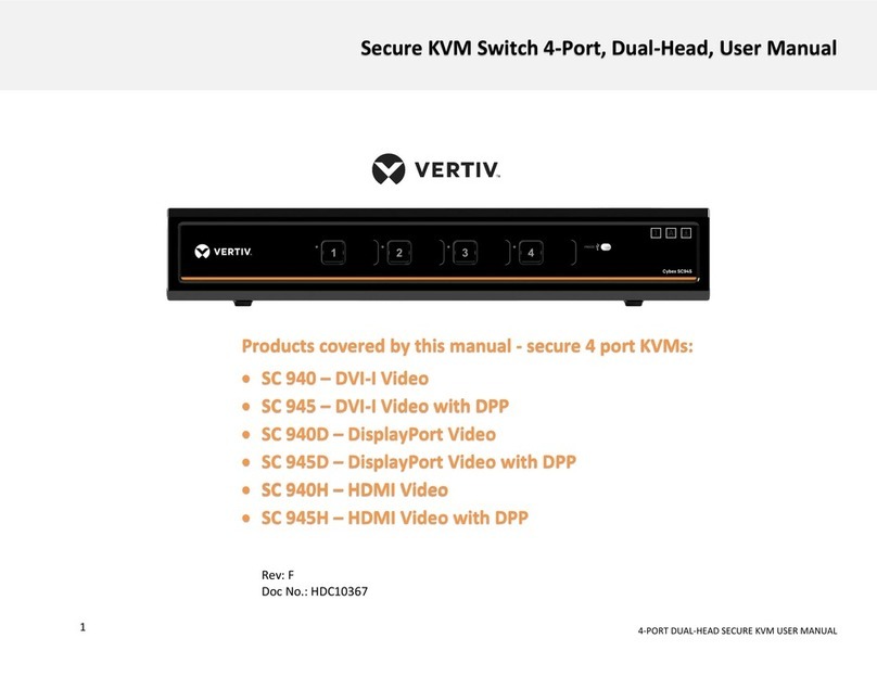 Vertiv SC 940 User manual