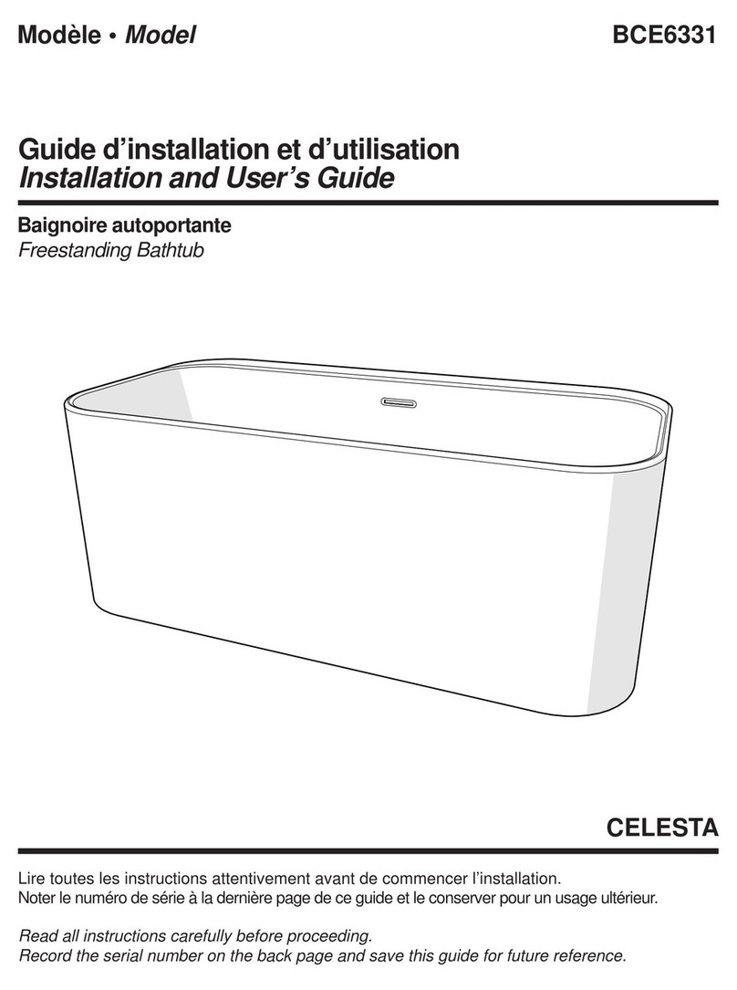 Fleurco CELESTA BCE6331 User manual