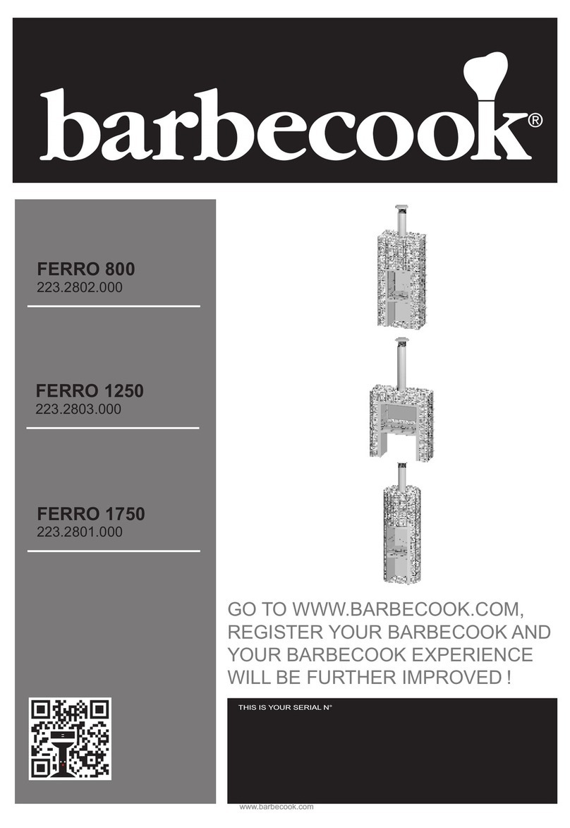 Barbecook FERRO 800 quick start guide