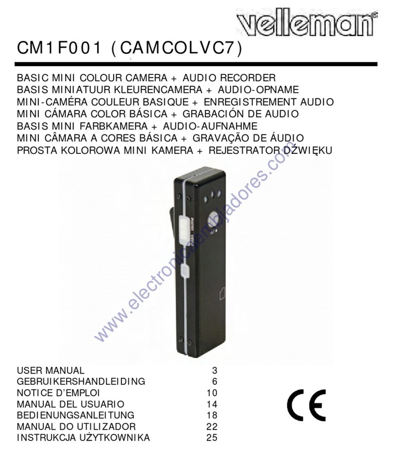 Velleman CM1F001 user manual