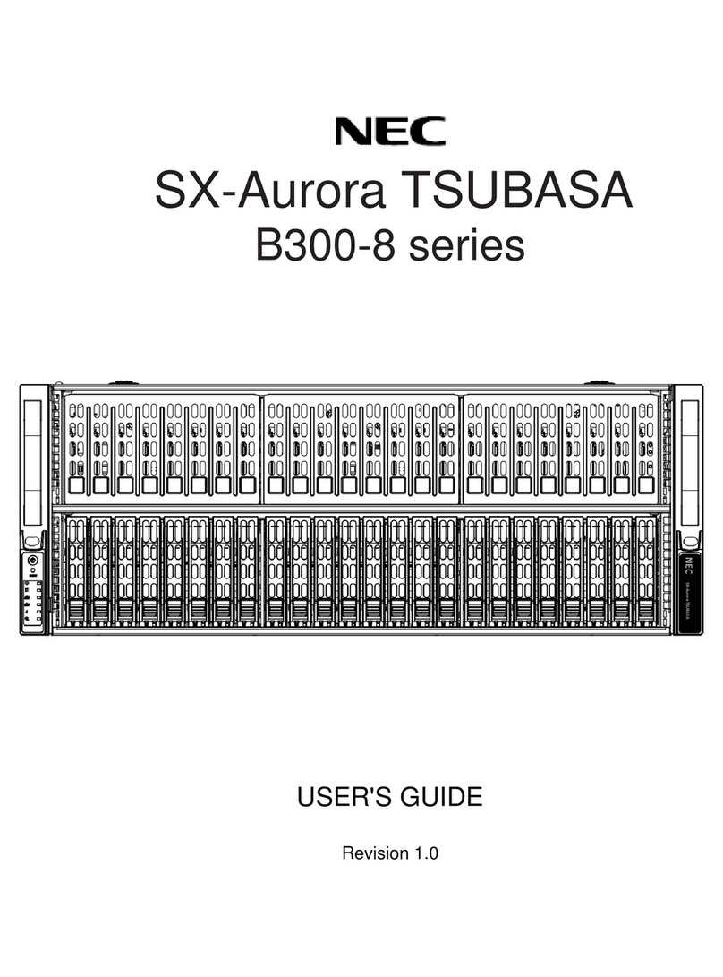 NEC SX-Aurora TSUBASA B300-8 Series User manual