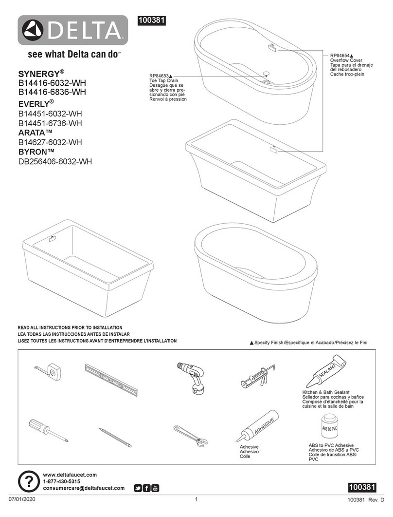 Delta SYNERGY B14416-6032-WH User manual