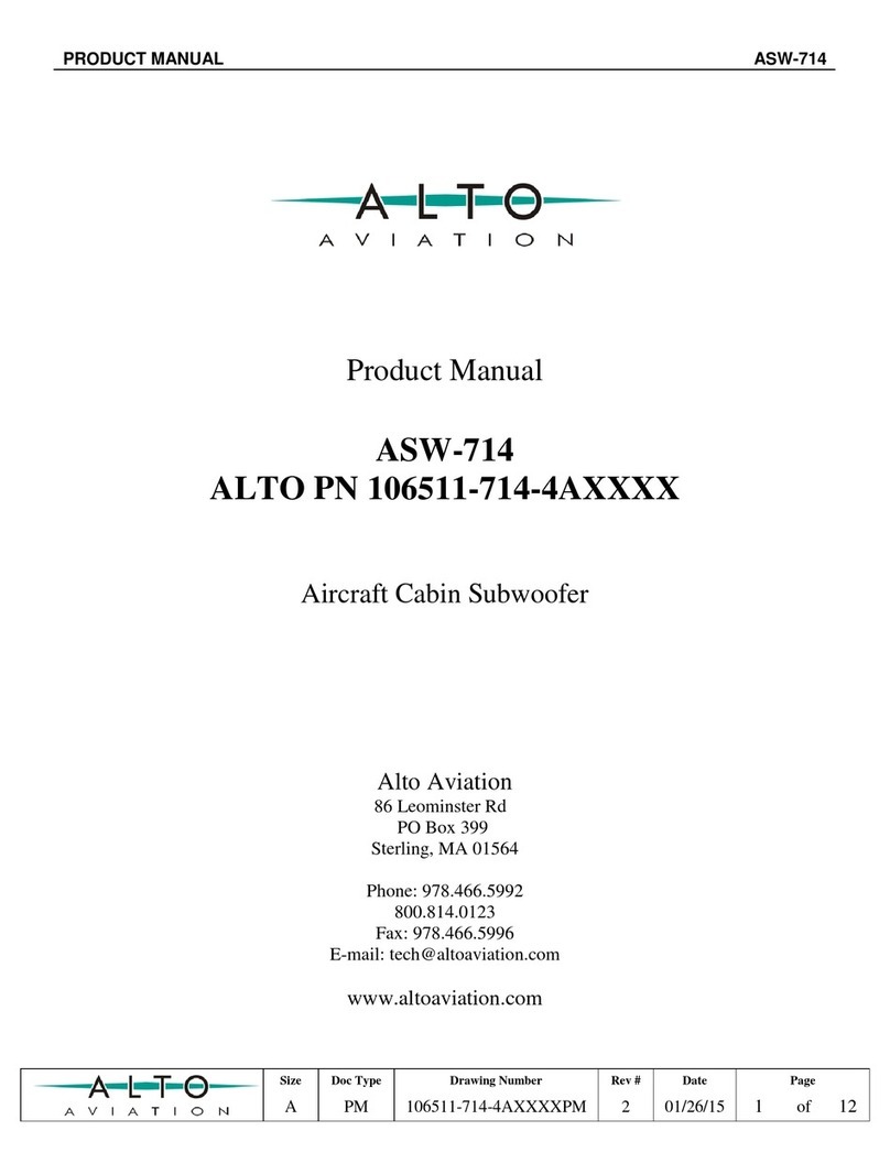 Alto Aviation ASW-714 product manual