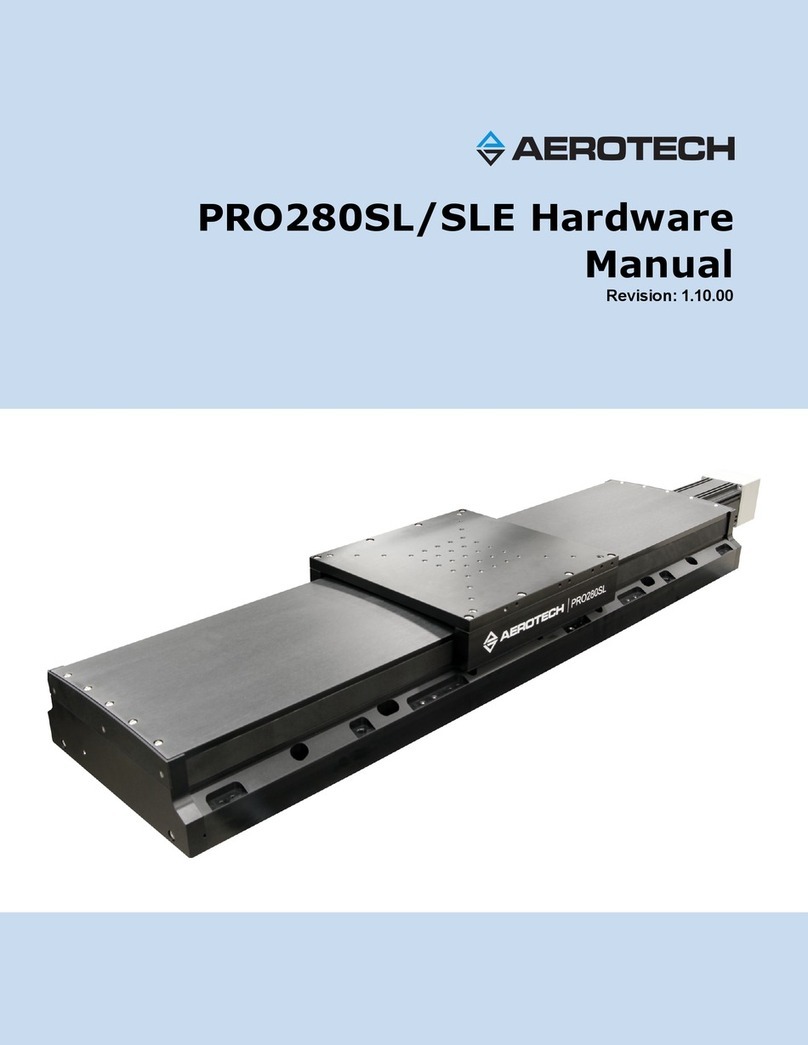 Aerotech PRO280SLE Series User manual