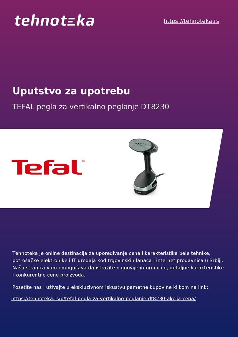 TEFAL DT8230 manual