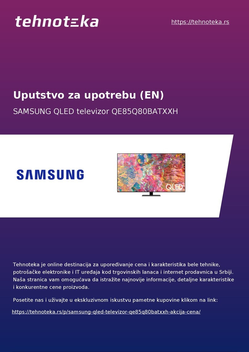 Samsung QE85Q80BATXXH User manual Samsung QE85Q80BATXXH User manual