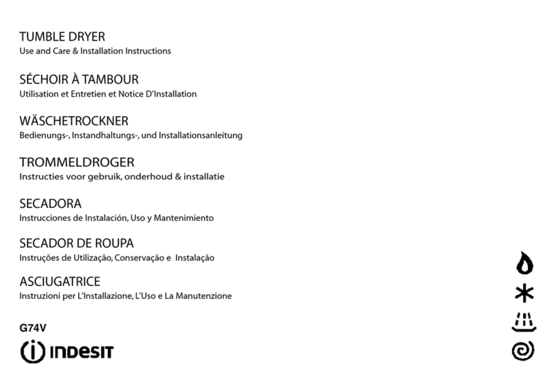 Indesit G74V Installation guide Indesit G74V Installation guide