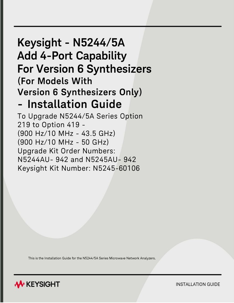 Keysight N5244/5A User manual