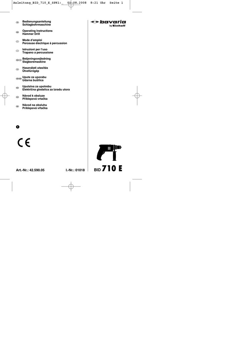 EINHELL bavaria BID 710 E operating instructions