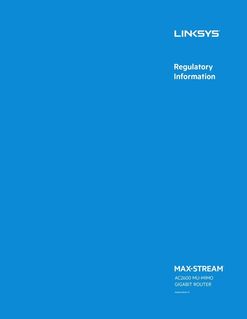 Linksys MAX-STREAM EA8100 V2 Owner's manual
