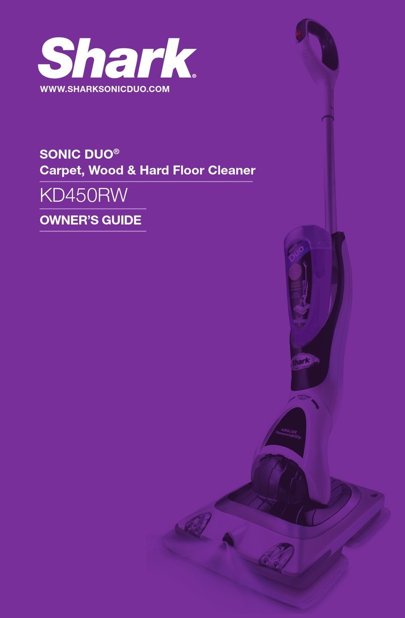 Shark SONIC DUO KD450RW owner's guide