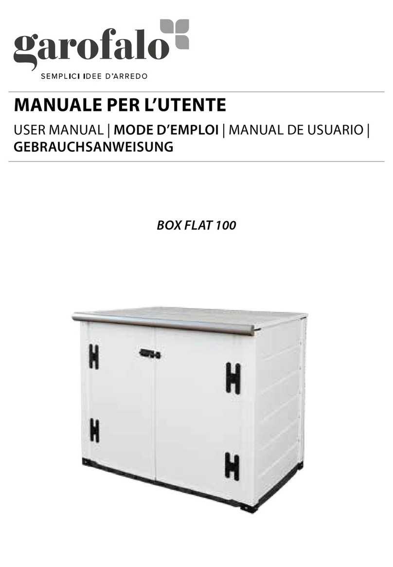 garofalo BOX FLAT 100 user manual