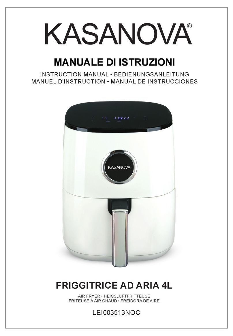 Kasanova FRIGGITRICE AD ARIA 4L User manual