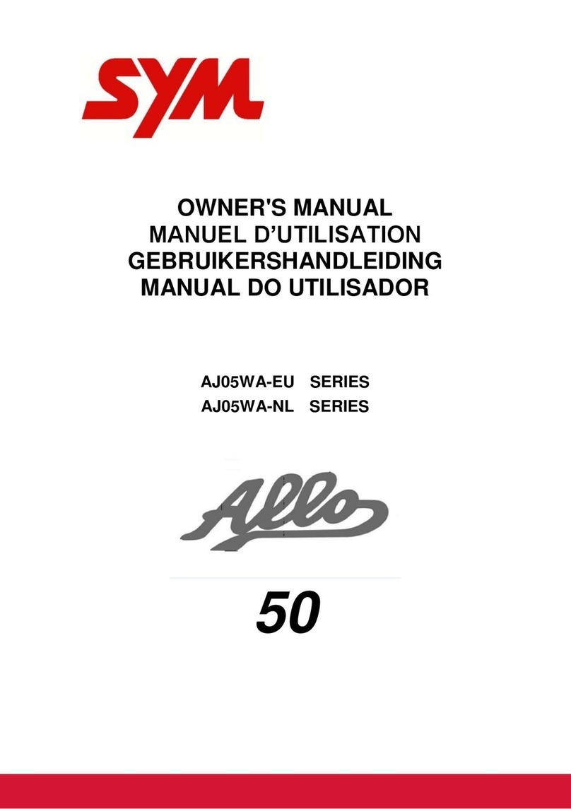 Sym Allo 50 User manual
