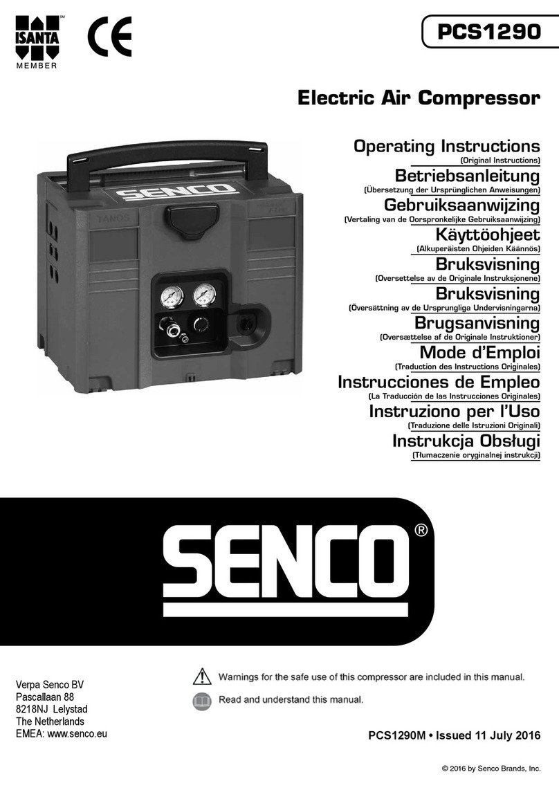 Senco ISANTA PCS1290M User manual Senco ISANTA PCS1290M User manual