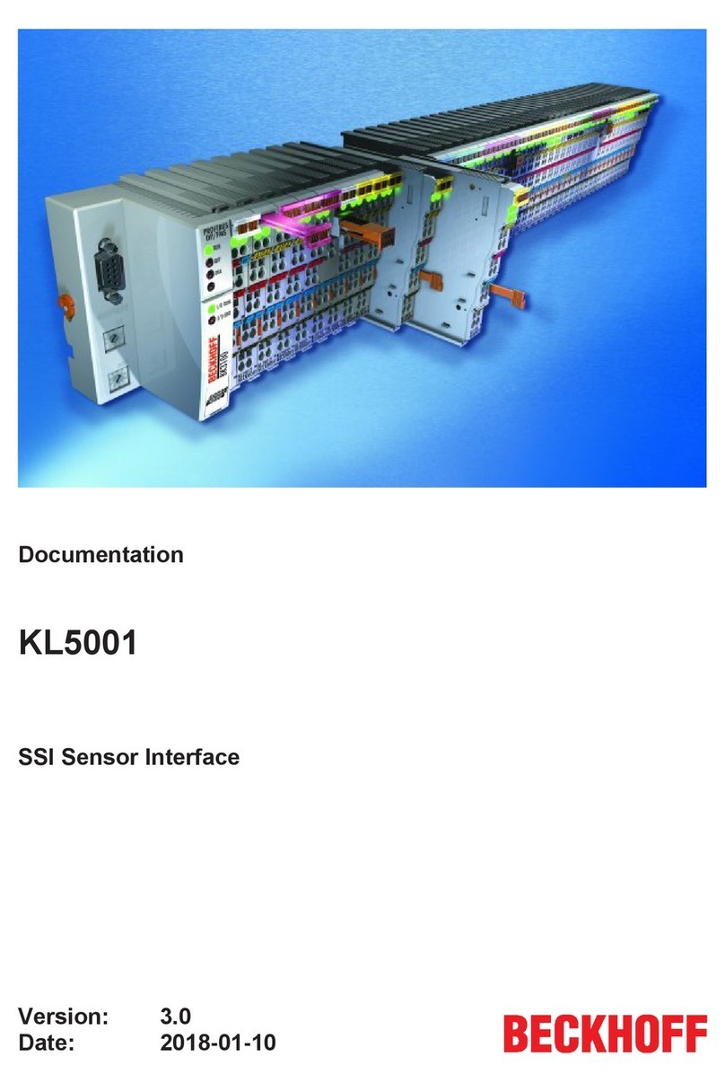 Beckhoff KL5001 Operator's manual