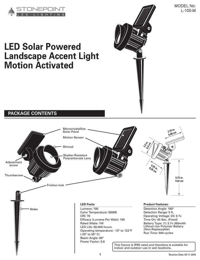 StonePoint L-100-M User manual