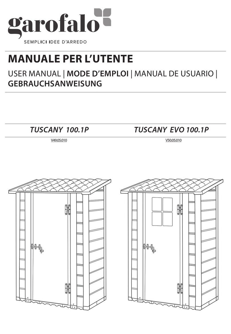 garofalo TUSCANY EVO 100.1P user manual