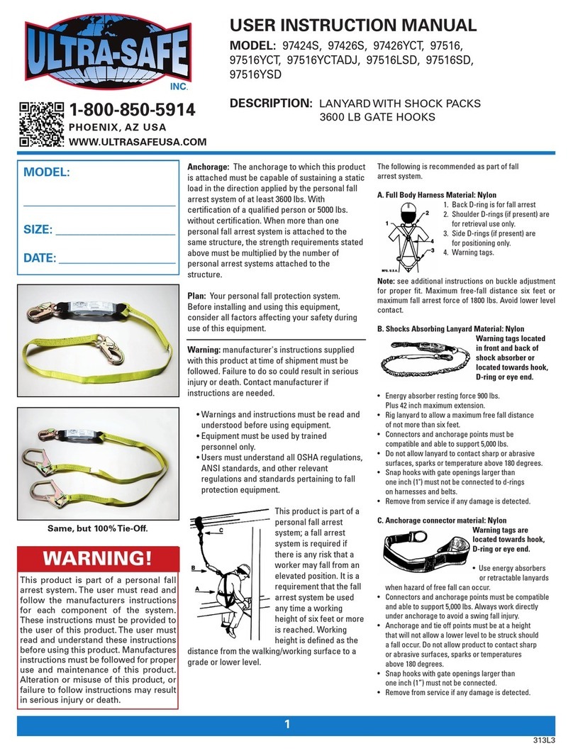 Ultra-safe 97424S Operator's manual