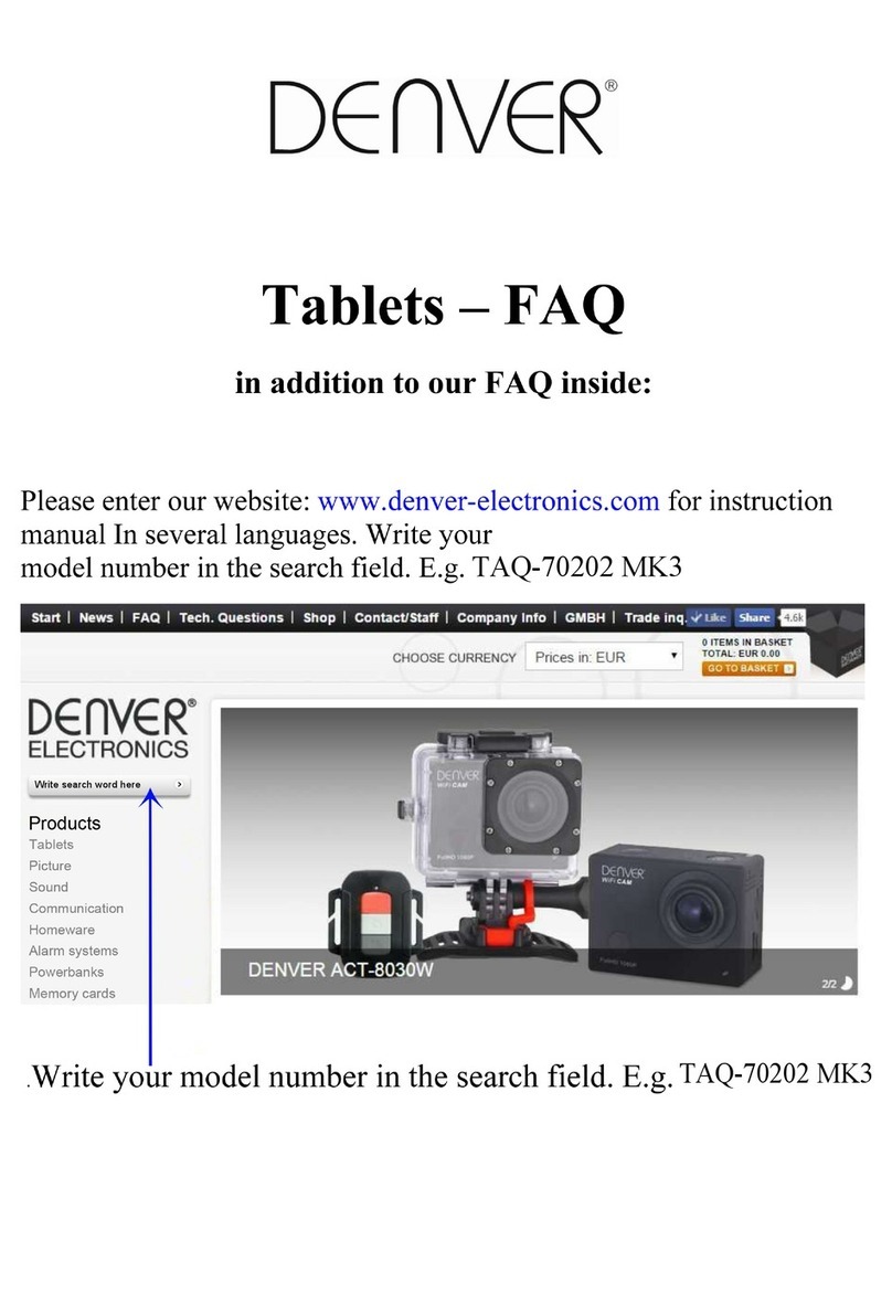 Denver TAQ-70202 MK3 Installation guide