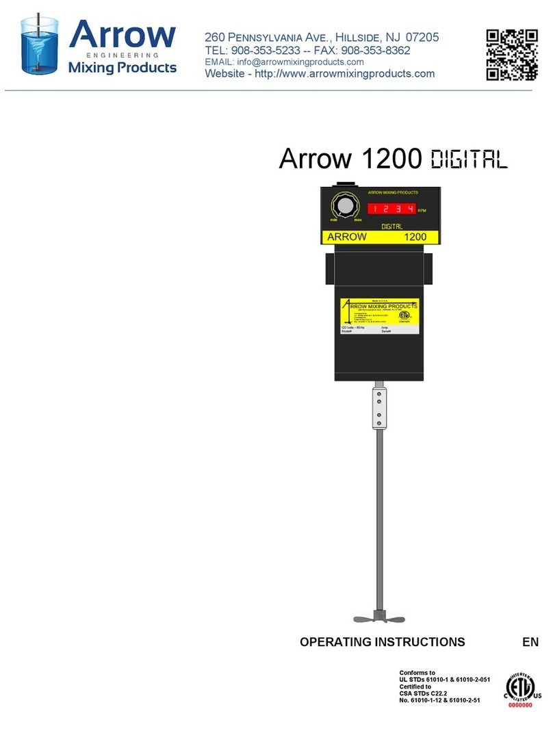 Arrow 1200 DIGITAL operating instructions