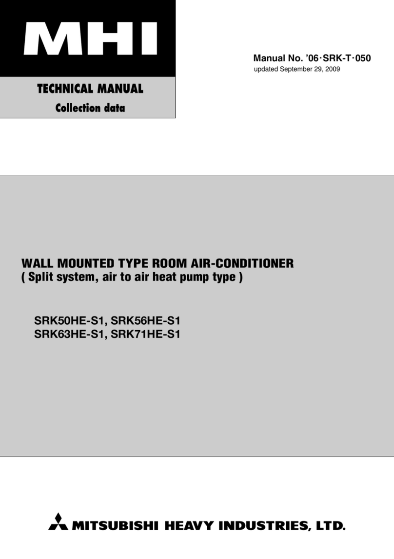 Mitsubishi Heavy Industries SRK50HE-S1 User manual